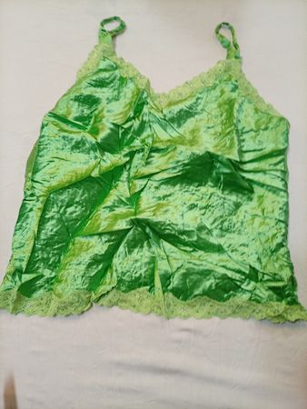 Green Silk Camisole