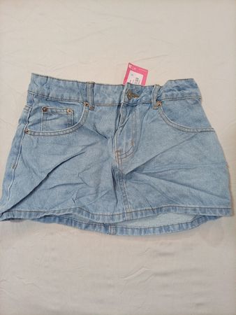 edikted Denim Skirt