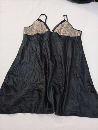 Jennifer Lopez Black Lace Slip Dress