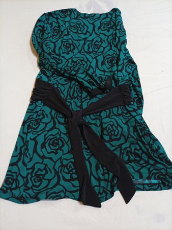 long sleeve black dress plus Final Sale Plus Size Long Sleeve Gown with V-Neck in Black