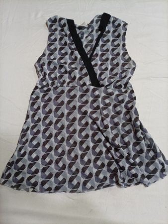 Sweet Pea by Stacy Frati Gray and Black Dress