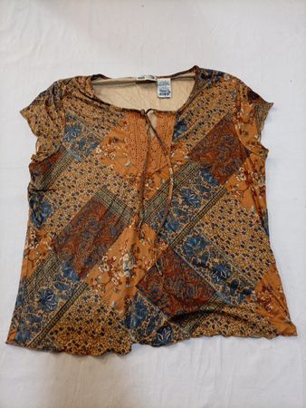 Faded Glory Women's XL Patchwork Top