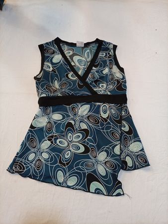 tangents Blue Floral Dress
