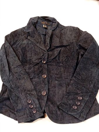 Kikat Tana Gray Velvet Jacket
