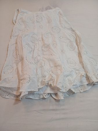 White Eyelet Skirt