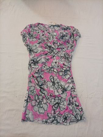 Robe fleurie rose