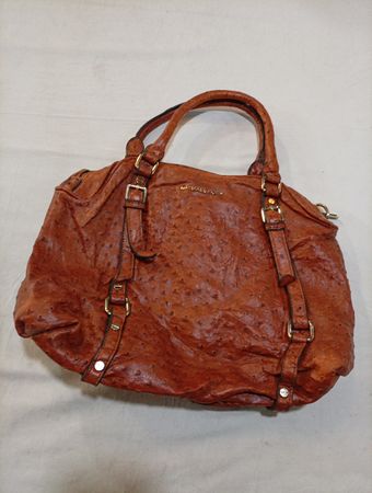 Sac à main en cuir marron Michael Kors