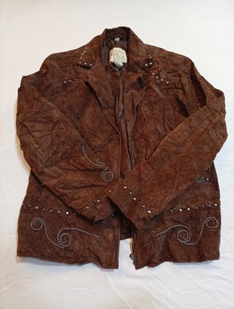 Cripple Creek Brown Leather Jacket