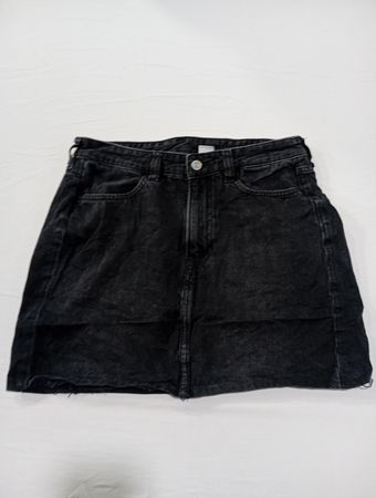 Jupe en denim noir