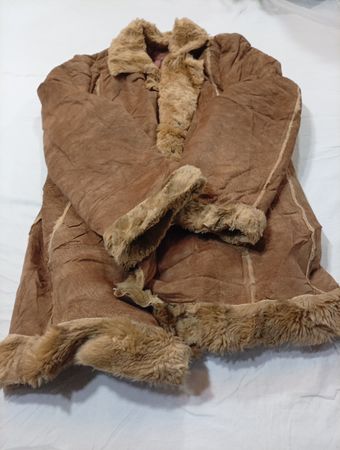 Giacca Marrone Foderata in Pelliccia