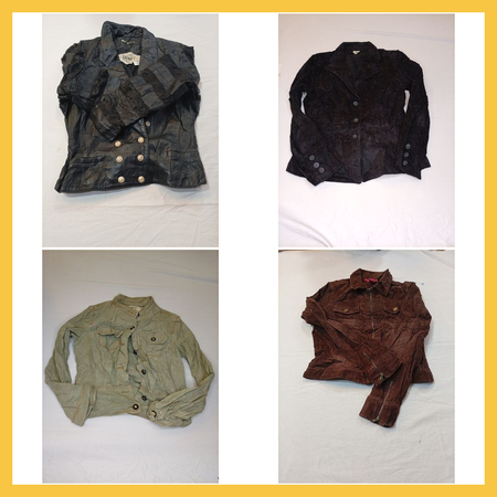 St. John, Gap, Dino'z Jacket Bundle - Leather, Corduroy, Denim Mix Lot