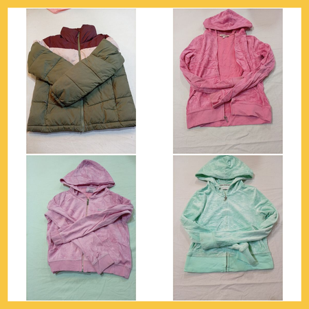 Columbia & Juicy Couture Bundle: Puffer Jacket, 5 Hoodies & Cardigan