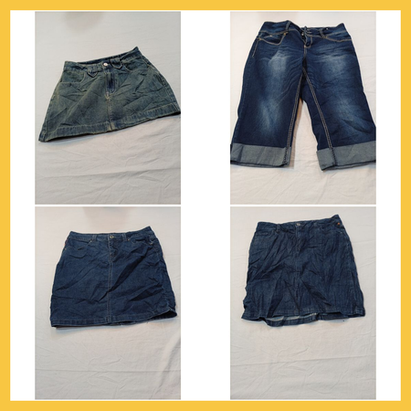 Denim Skirt & Jean Bundle: Royalty, Liz Claiborne, Calvin Klein & More