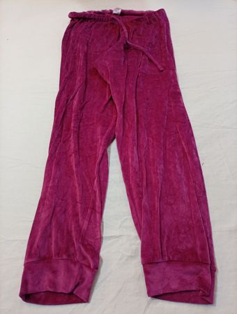 Pantalons en velours rose