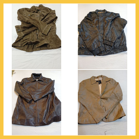 Luxury Jacket Bundle: DKNY, Pierre Cardin, Liz Claiborne & More Leather & Corduroy Mix