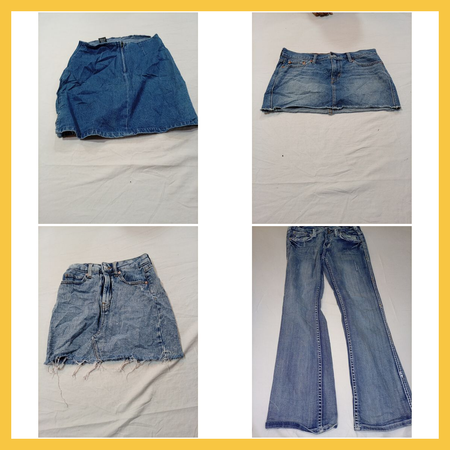 Levi's, Wild Fable & More Denim Skirt Bundle with Flare Jeans