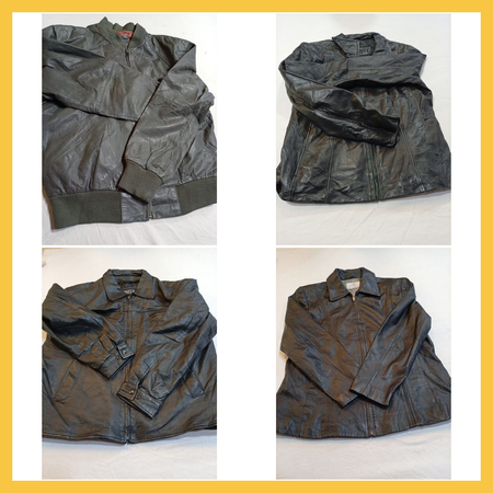 Leather Jackets & Juicy Couture Hoodie Bundle - 7 Piece Fashion Lot