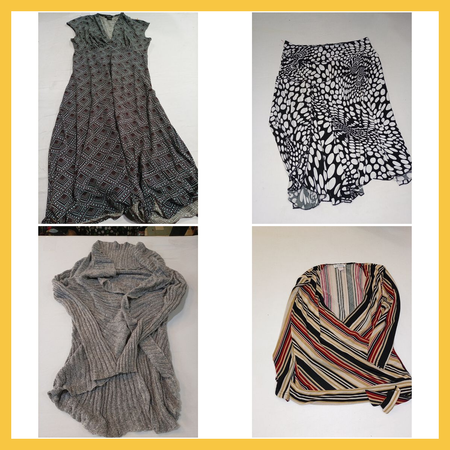 GNW Saint Tropez West APT 9 7-Piece Women's Fashion Bundle Dress Skirt Top Blouse Cardigan