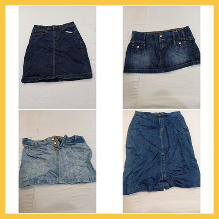 Denim Skirt Bundle - Gap, BDG, TINT & More Mini Skirts + Flare Jeans