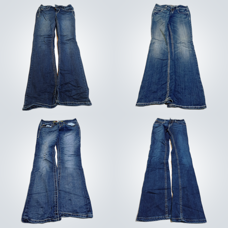 Wrangler Flare Jeans Bundle - 10 Piece Wrangler Denim Lot