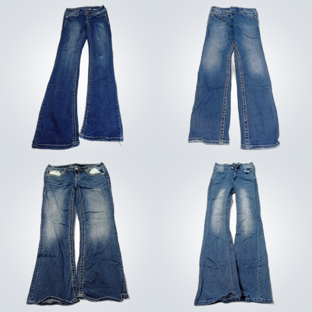 Sanft gebrauchte Denim-Bündel: Wallflower, Suki, Vigoss, Rock & Republic Jeans & Rock