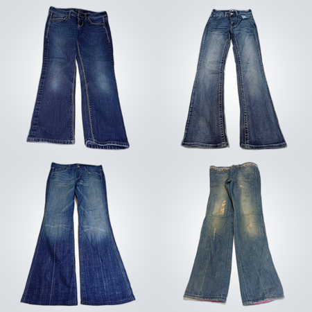 Gently Used Denim Bundle: 7 For All Mankind, Dillards, Wax Jean & More Jeans & Skirts