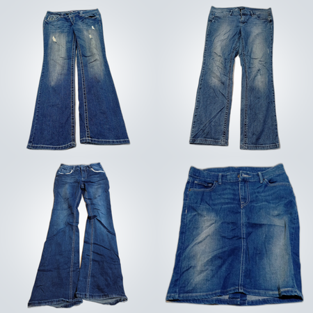 Gently Used Denim Bundle: Amethyst, WHBM, AE & More Skirts & Jeans