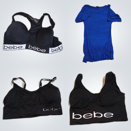 Bebe Tank Top & Bra Bundle 10pcs Women's Fashion Lot