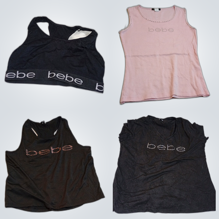 Bebe Tank Top & Sports Bra Bundle 10pcs Women's Activewear Lot
