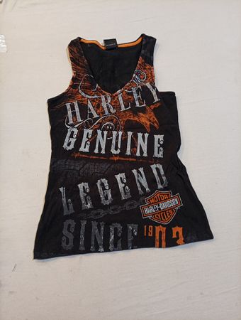 Harley-Davidson Tank Top Bundle - 10 Graphic Tees & Vests