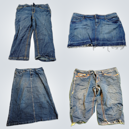 Denim-Bundle: Sigrid Olsen, Seven, CATO & Weitere Mini-, Midi-, Bootcut-Jeans & Röcke