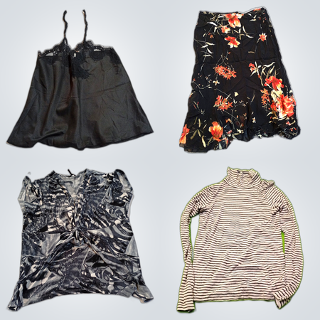 Designer Clothing Bundle: 11-Piece Women's Fashion Mix from ROXY, Vera Wang & More