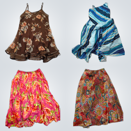 Designer & Brand Name Women's Clothing Bundle - 36pcs Skirts, Dresses & Tops from Oscar de la Renta, Donna Karan, AMI & More