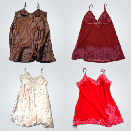 Lace Camisole Bundle - Victoria's Secret, Morgan Taylor & More - 9 Piece Lingerie Set
