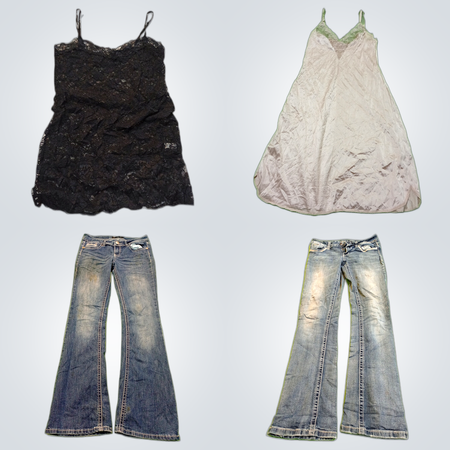 Designer & Casual Wear Bundle: Guess, Vargas, Express Jeans, Lace Camisoles & More