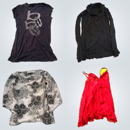 Designer & Brand Name Clothing Bundle: Denim, Dresses, Tops & More