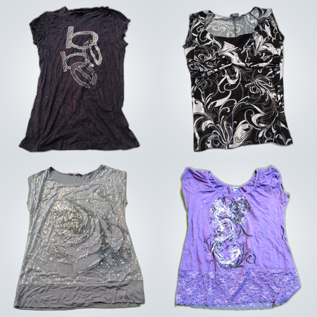 Fashionable Tops Bundle: Sonoma, bebe & More Printed Blouses & Tees
