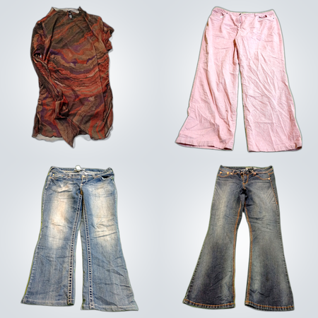 Fashion Bundle : Hauts non marqués, Source de Sagesse & Jeans Maurice, Pantalons Talbots