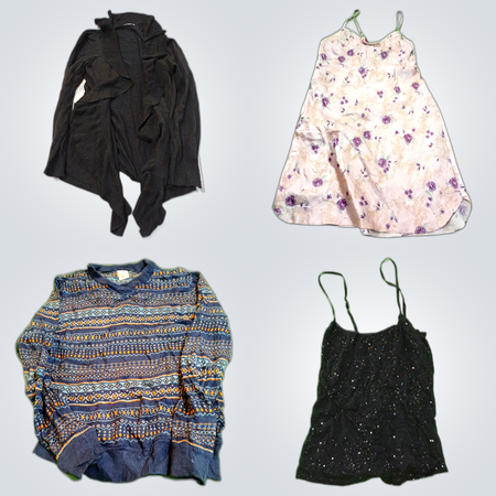 American Eagle, Free People & ROXY Bundle: 17-Piece Fashion Mix of Tops, Dresses, Skirts & More