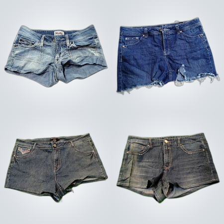 Gently Used Denim Shorts Bundle - Suko, Diesel, Mudd & More
