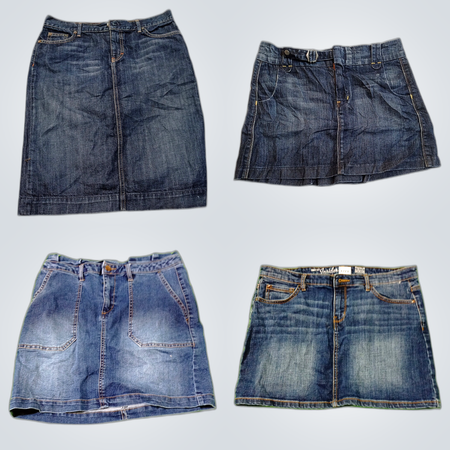 Y2K Denim Mini Skirts