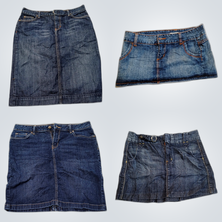 Denim Mini Skirts Bundle