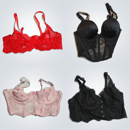 Ensemble de lingerie 10 pièces Victoria's Secret Soutien-gorge en dentelle et bodysuit
