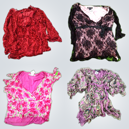 Blusa com Babados Y2k