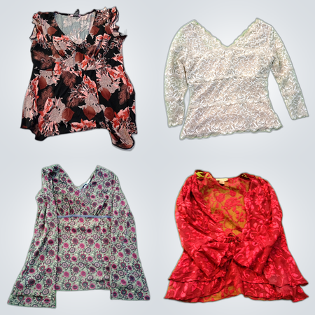 Ensemble de blouses imprimées Apt. 9 & More 10 pcs Hauts de mode pour femmes