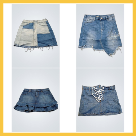 Ensemble de jupes en denim - 7 pièces Wild Fable, tf denim, Forever 21 et plus de mini-jupes