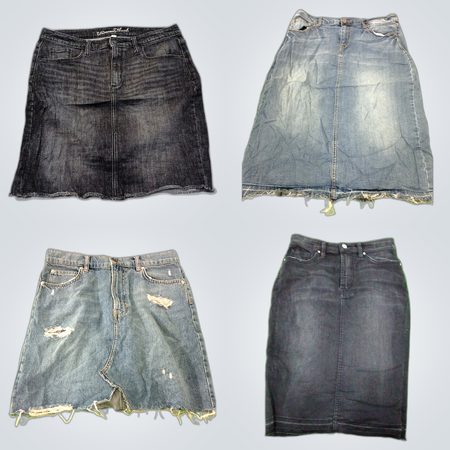 Lots de jupes en denim