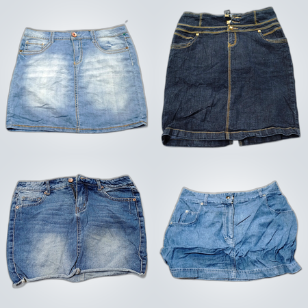 Denim Skirt Bundle - Bershka, Lee & 5 More Mini Skirts