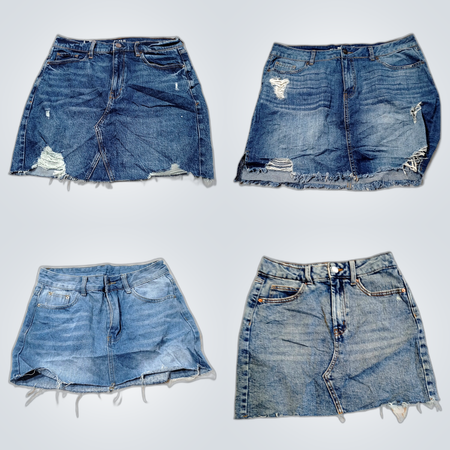 Y2K Denim Mini Skirts