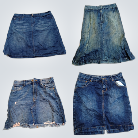 Denim and Black Skirts